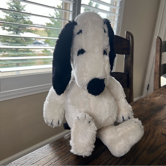 Vintage 1968 Peanuts Snoopy Plush With Collar Rare Stuffed Animal Toy, Preowned - Picture 1 of 16